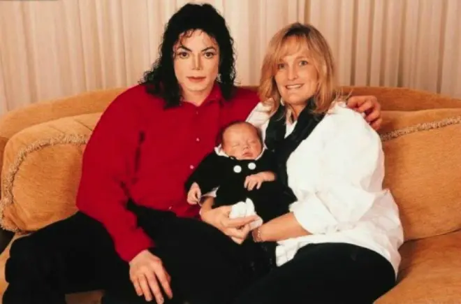 Michael Jackson en Debbie Row