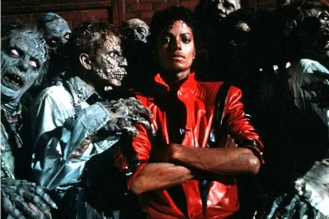 Rahmen aus dem Video von Michael Jackson auf dem Lied