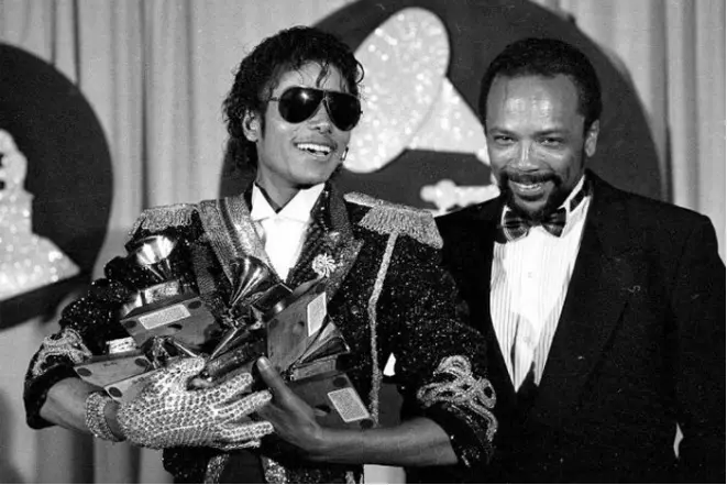 Michael Jackson pada upacara penghargaan