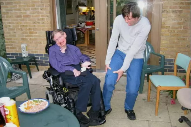 Jim Kerry en Stephen Hawking