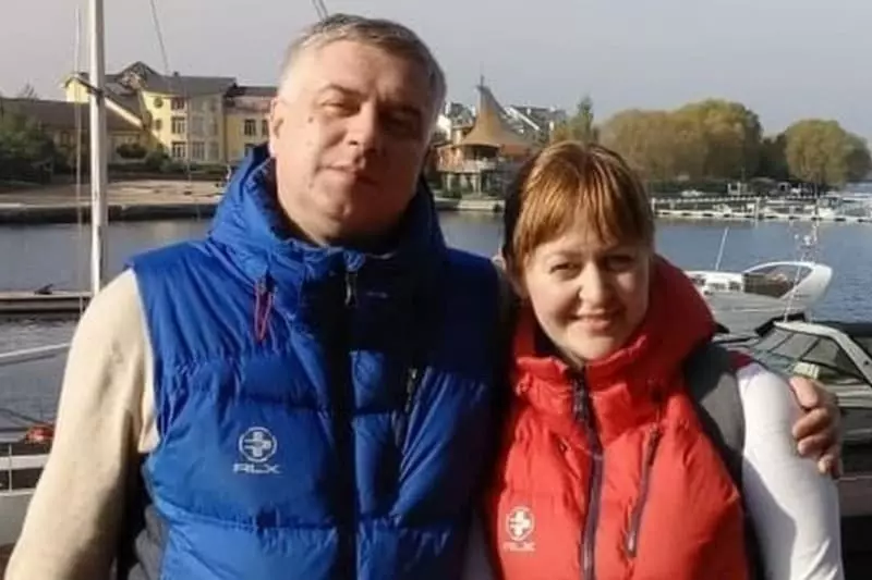 Maria Artyomova dengan suaminya