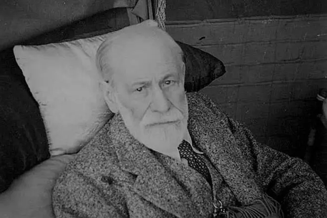 Een van die laaste foto's van Sigmund Freud, 1939