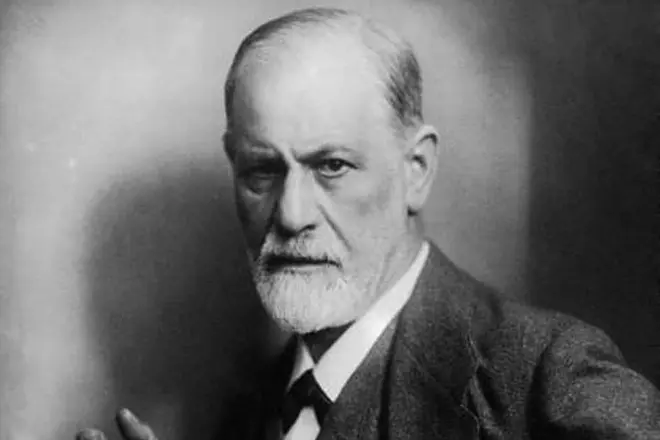 Portreto de Sigmund Freud.
