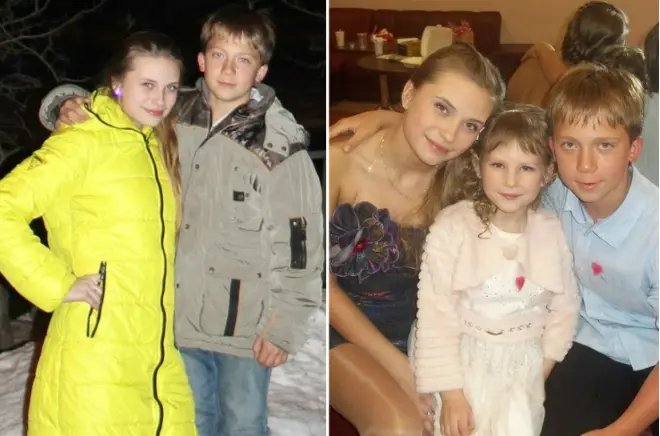 Sergey Zhimnayev og hans pige Christina Novoselova