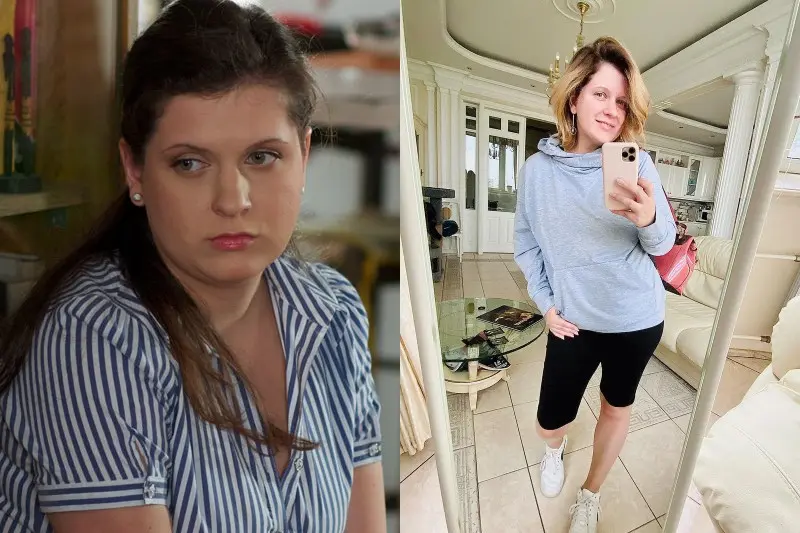 وزن میں کمی سے پہلے اور بعد میں Anastasia Denisova