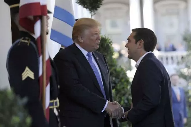 Donald Trump ir Alexis Tsipras