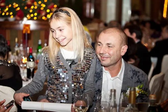 Alexander Zhulin en dochter Sasha