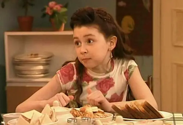 Anna Zavorotnyuk dans l'enfance de la série "Ma belle nounou"
