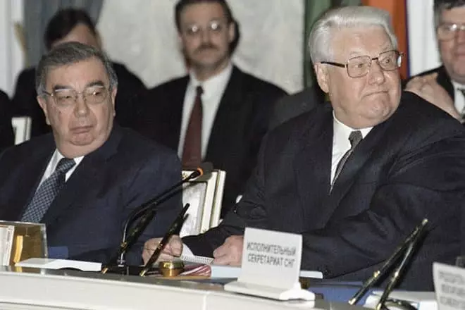 Evgeny Primakov og Boris Yeltsin