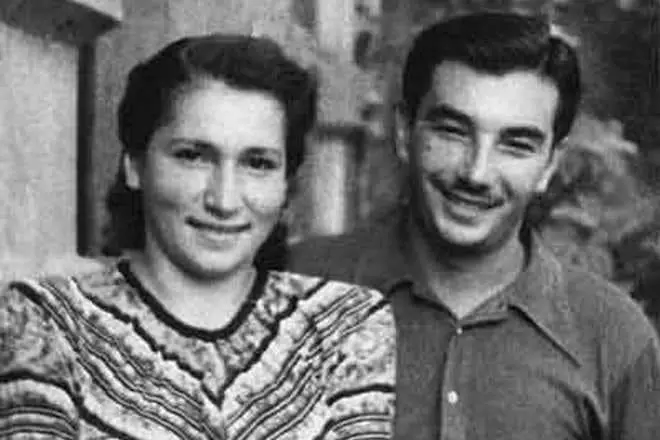 Evgeny Primakov og hans første kone Laura