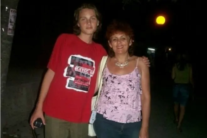 Andrei Plezov z mamą
