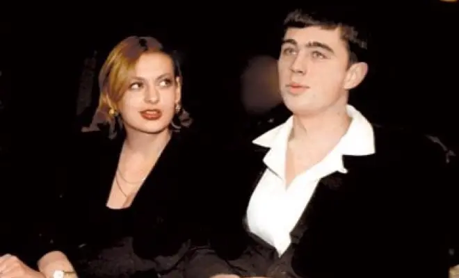 Sergey Bodrov Jr. dengan istrinya