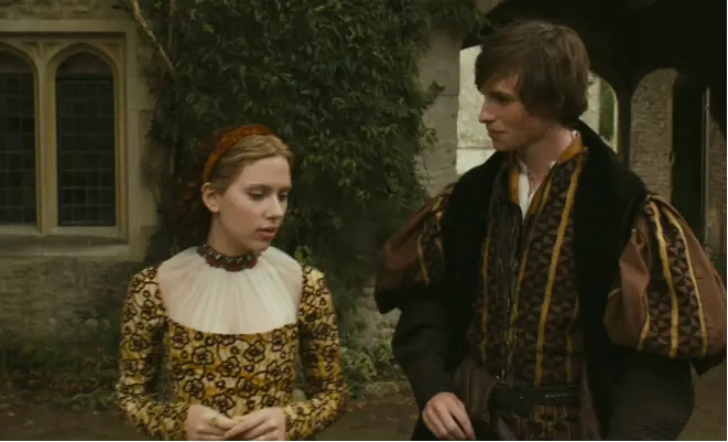 Eddie Redmein and Scarlett Johansson in the film