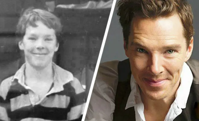 Benedict Cumberbatch en la infància i ara