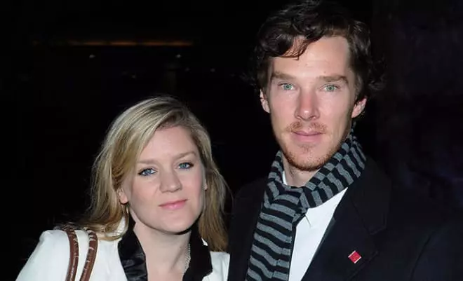 Benedict Cumberbatch con Olivia Poole