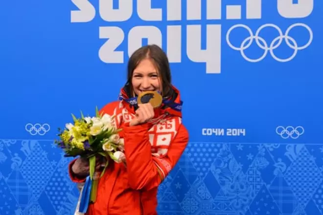 Daria Dowrachev na Olympics na Sochi