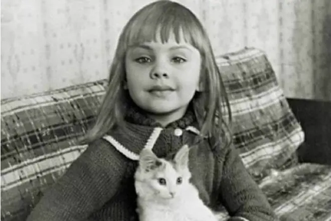جولیا وانگ در دوران کودکی