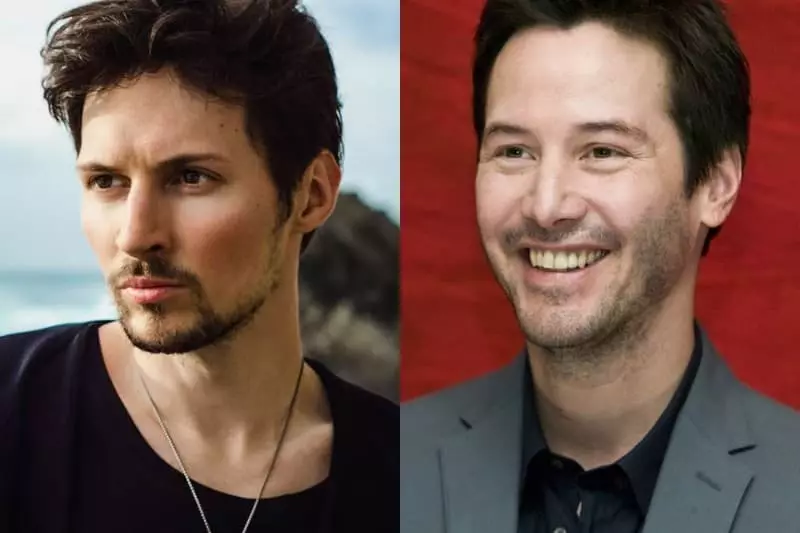 Pavel Durov ve Kiana Reeves
