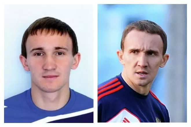 Alexey Kozlov dans sa jeunesse et en 2018