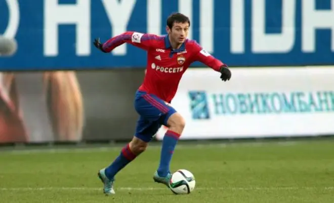ALAN Dzagoev jako część CSKA