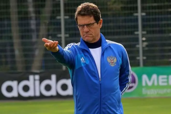 Fabio Capello como treinador principal da equipe nacional russa