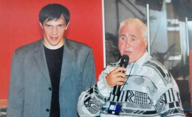 Pavel Datsyuk mit Trainer Valery Golukhov