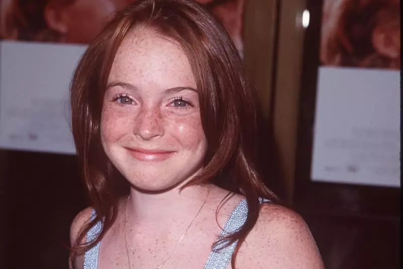 Lindsay Lohan en la infància
