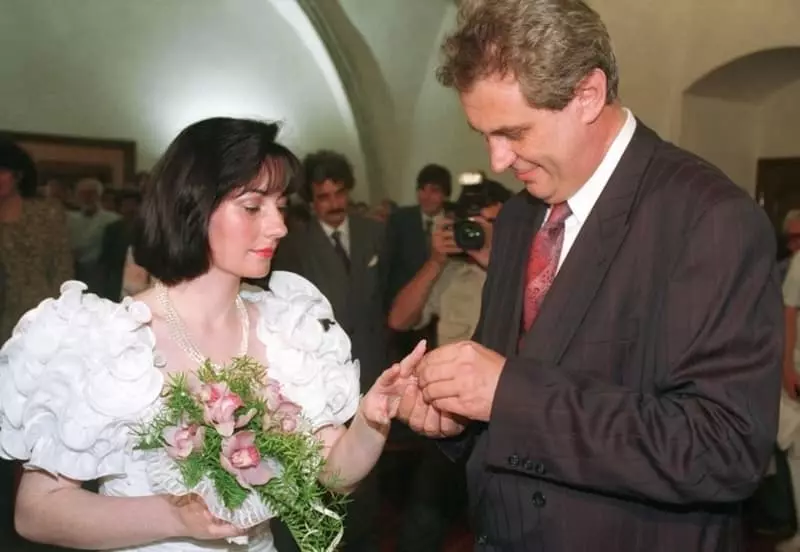 Miloš Zeman i njegova žena