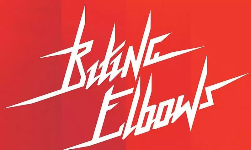 Biting Elbows Logo.
