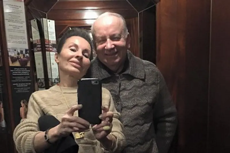 Pavel Slobodkin y su esposa Lola Kravtsova