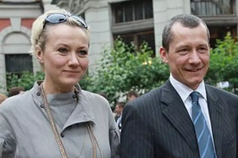 Andrejus Sharonovas ir žmona Olga Sharonov