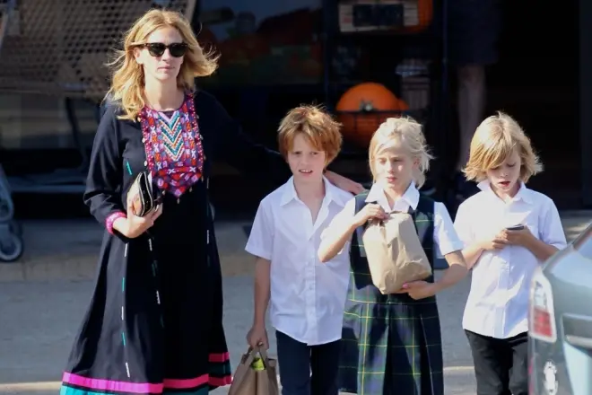 Julia Roberts avec des enfants