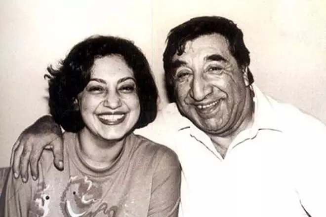 Frunzik Mkrtchyan s svojo ženo Tamara
