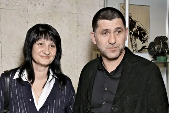 Sergey Pustopalis coa súa esposa Elena