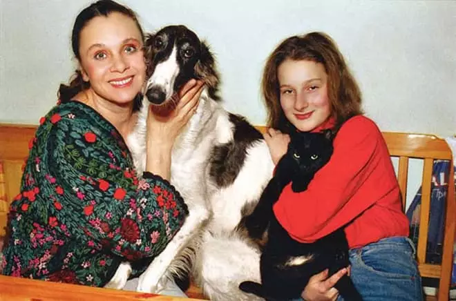 Láska Polishchuk s dcérou