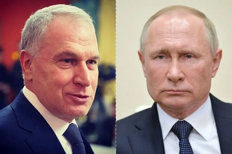 Yuri Kovalchuk och Vladimir Putin