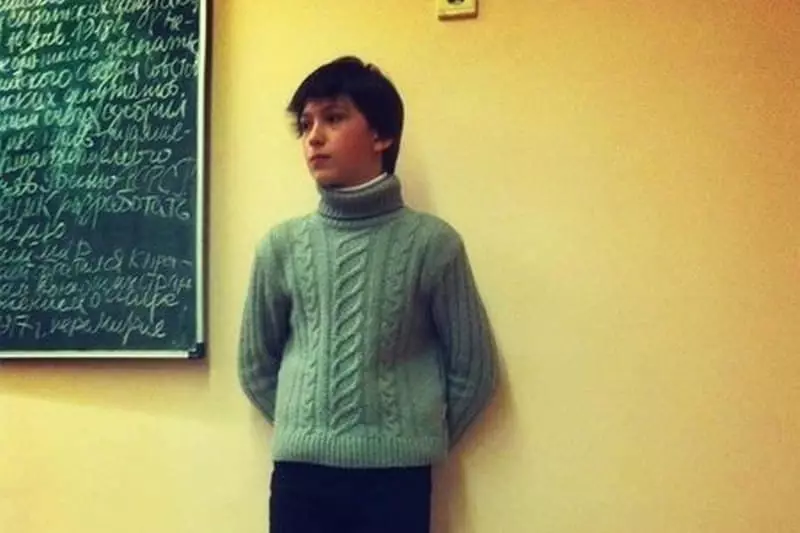 ألكساندر جاليموف في مرحلة الطفولة