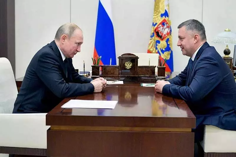 Igor Kobzev en Vladimir Putin
