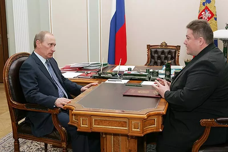 George Boos e Vladimir Putin