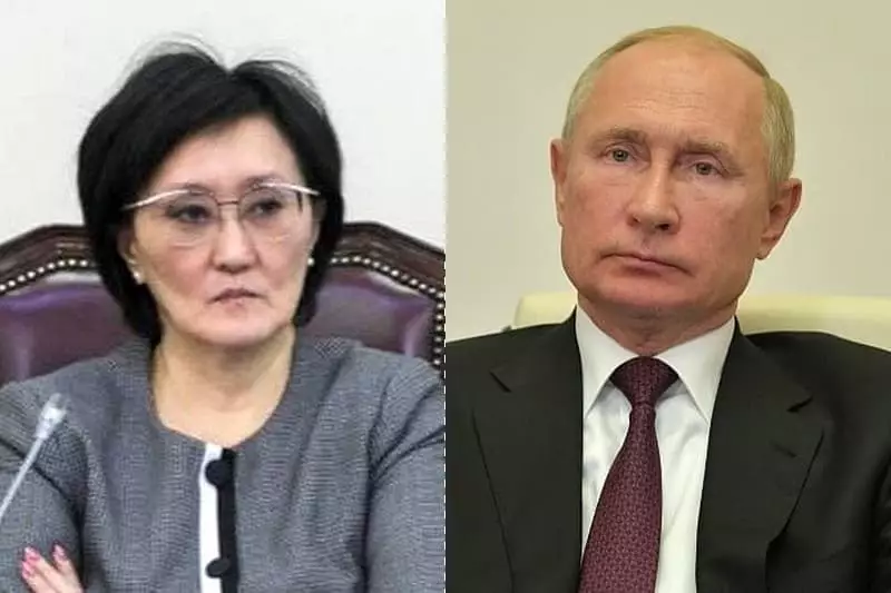 Sardana Avksentieva dan Vladimir Putin