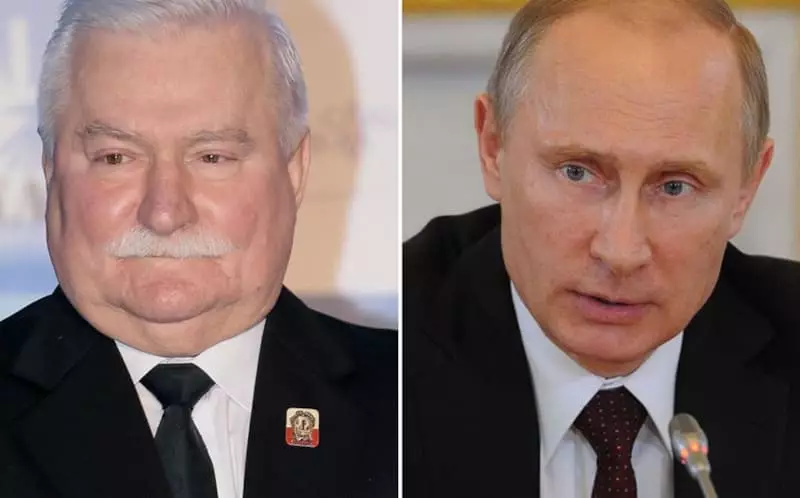 Lech Valens ve Vladimir Putin