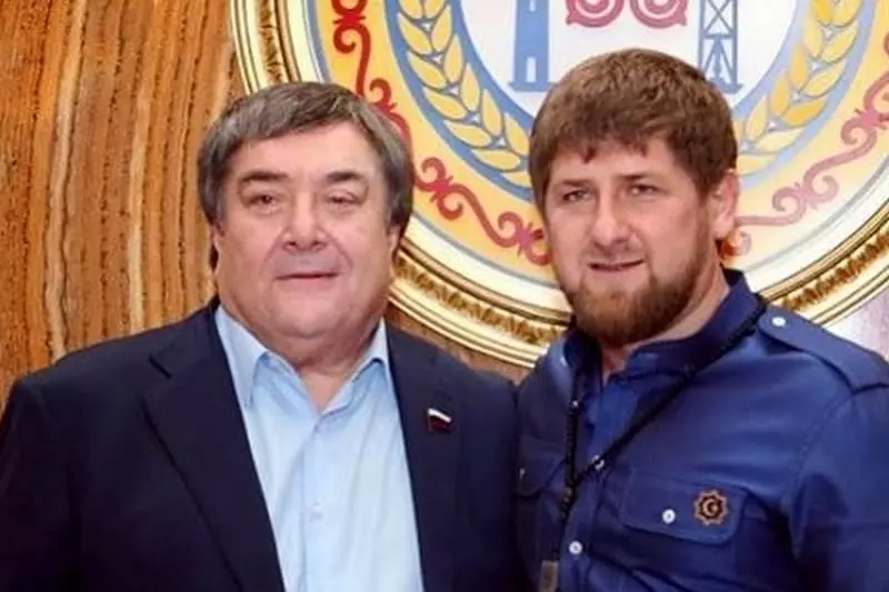 Waha Agayev och Ramzan Kadyrov