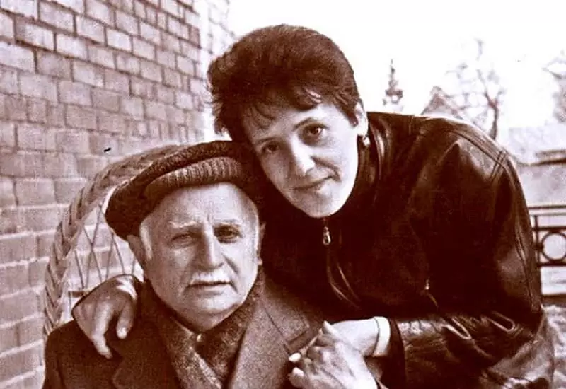 Isaac Schwartz med sin kone Antonina