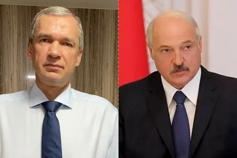 Pawel Latuşko we Aleksandr Lukaşenko