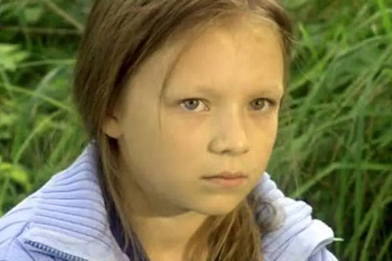 Уляна Нікуліна в дитинстві (кадр із серіалу «Щасливчик Пашка»)