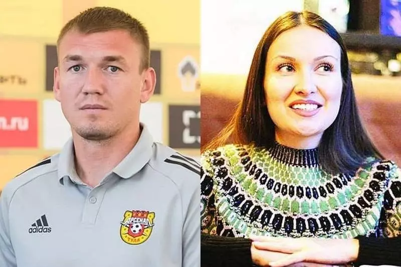 Evgeny Lutsenko သည်သူ၏ဇနီး Svetlana နှင့်အတူ