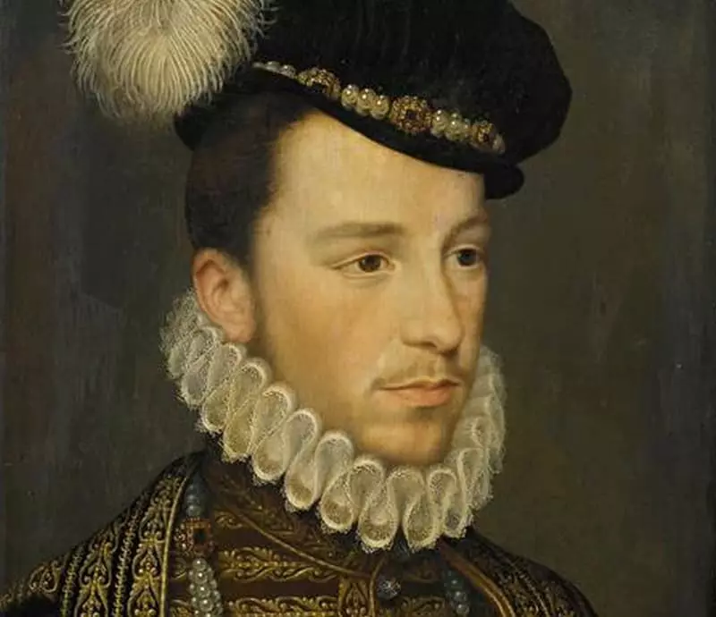 Heinrich III的畫像在青年時期