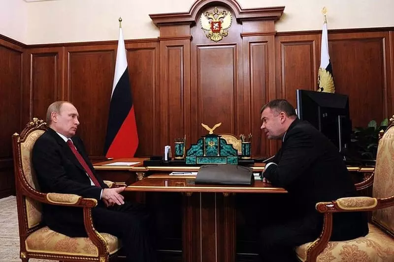 Andrei Bokarev en Vladimir Putin