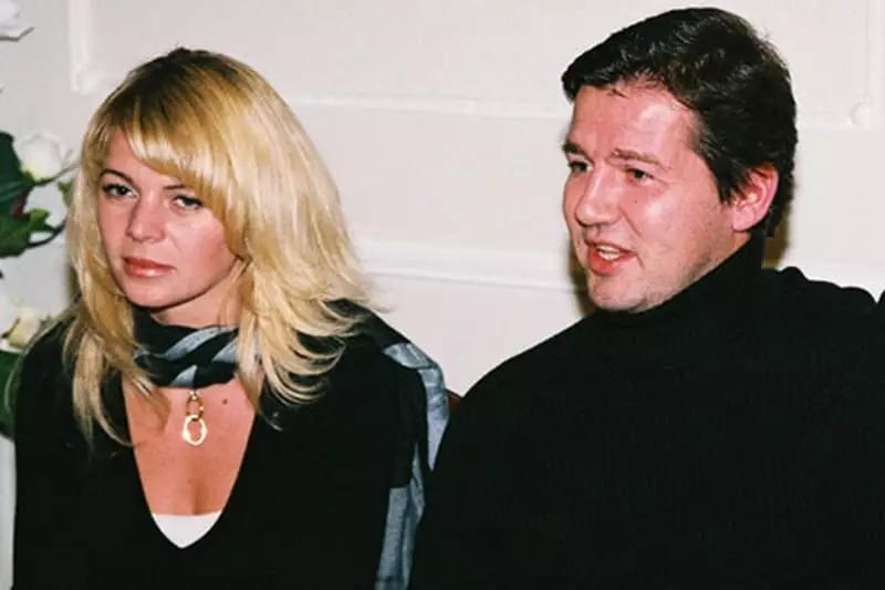 Oleg Salenko med sin kone