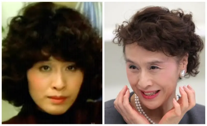 Actress Komaki Kurikhara yayin yin fim a cikin fim ɗin kuma yanzu